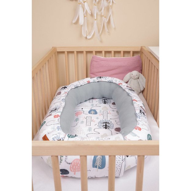 KŪDIKIŲ LIZDŲ MUSLINAS - SMARAGDINIS EŽIUKAS 13