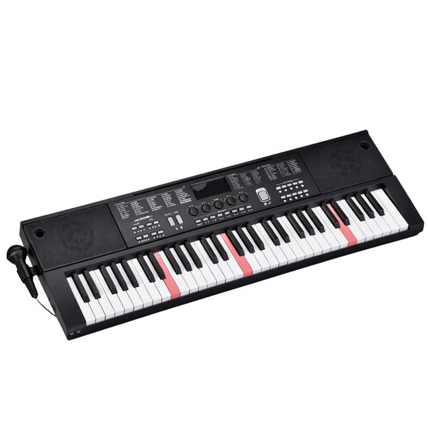 Keyboard Electric Piano with Microphone 200 Sounds 61 Keys 78cm
