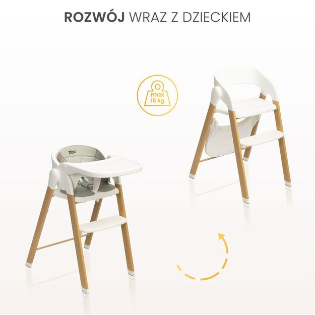 Aukšta kėdė TRIPLO 3 in 1 BEIGE 34