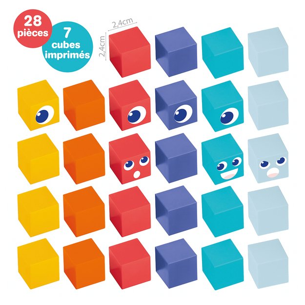 LUDI magnetinis konstruktorius Kubeliai, kelioninis formatas