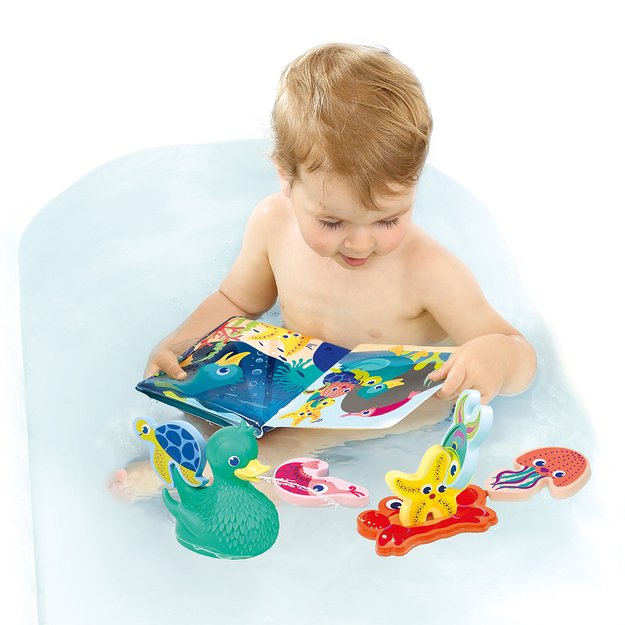 LUDI vonios rinkinys 3in1 Laiminga antis ir draugai