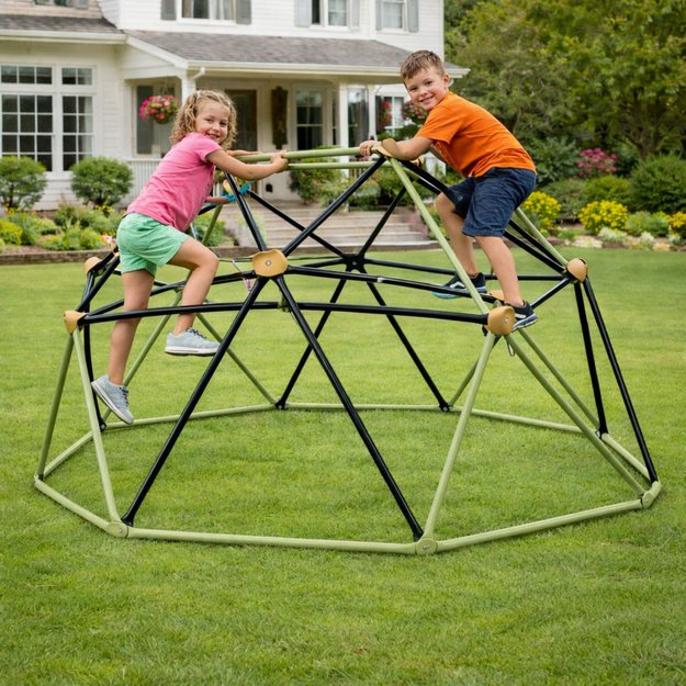 Climbing Dome for Children s Garden Playground 182x86 cm 6FT