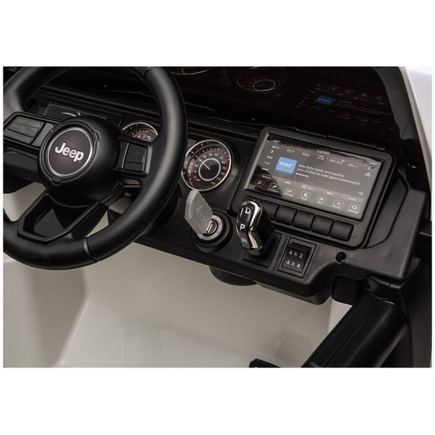 Jeep Rubicon 4x4 DK-JWR556 4x200W 24V White Battery-Operated Vehicle