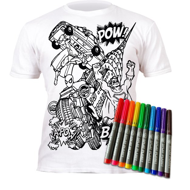 Splat Planet mar&scaron;kinėliai su flomasteriais Super herojai