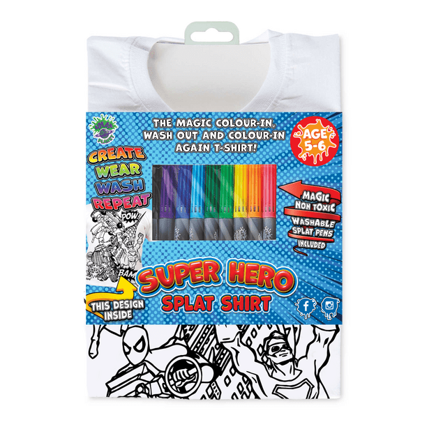 Splat Planet mar&scaron;kinėliai su flomasteriais Super herojai