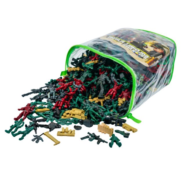 Military Base Figures Soldiers Vehicles Large Military Set 300 pcs.