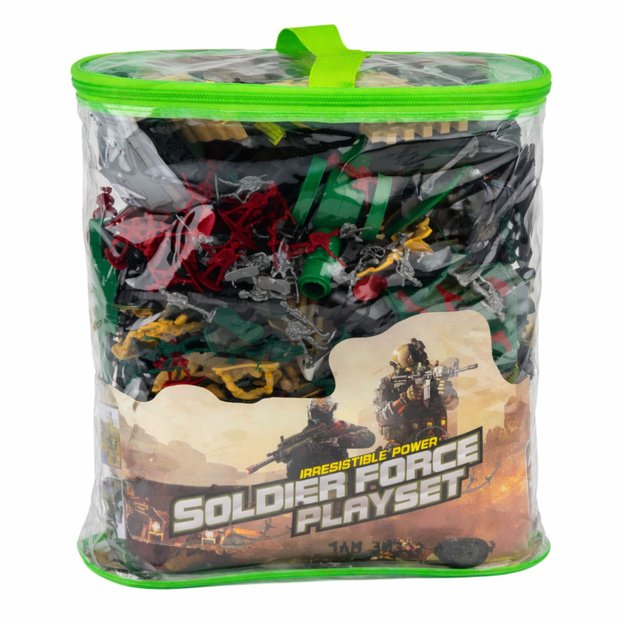 Military Base Figures Soldiers Vehicles Large Military Set 300 pcs.
