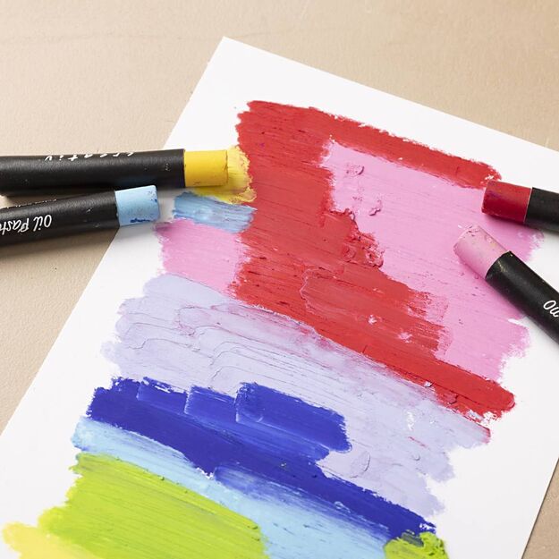 Creativ aliejinės pastelės