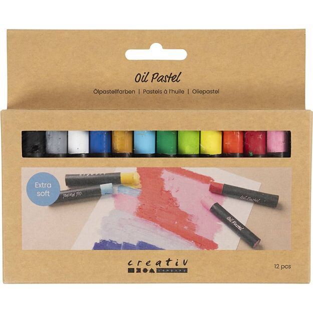 Creativ aliejinės pastelės