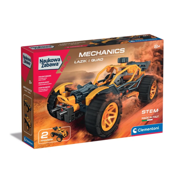 Mokslo ir žaidimų mechanikos laboratorija: „Marsaeigis ir keturratis Clementoni 50796“