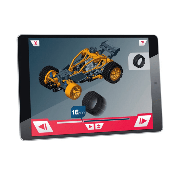 Mokslo ir žaidimų mechanikos laboratorija: „Marsaeigis ir keturratis Clementoni 50796“