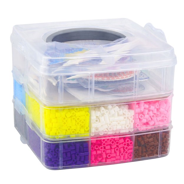 Ironing Beads Creative Set Ironing Templates Case 9000 pcs.
