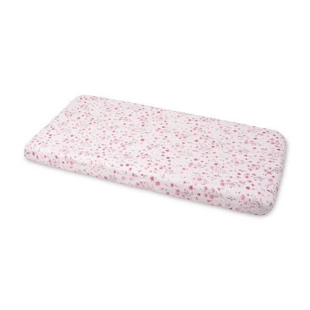 PRINTED BEDSHEET COTTON BLOOM PINK 60X120