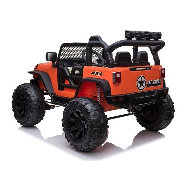 Jeep JC666 Electric Ride On Car Orange 4
