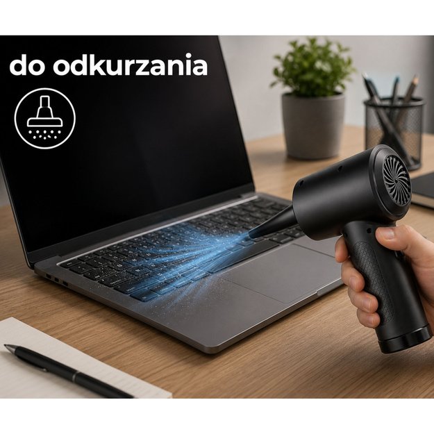 Electric Dust Blower Compressor Brush Head Set