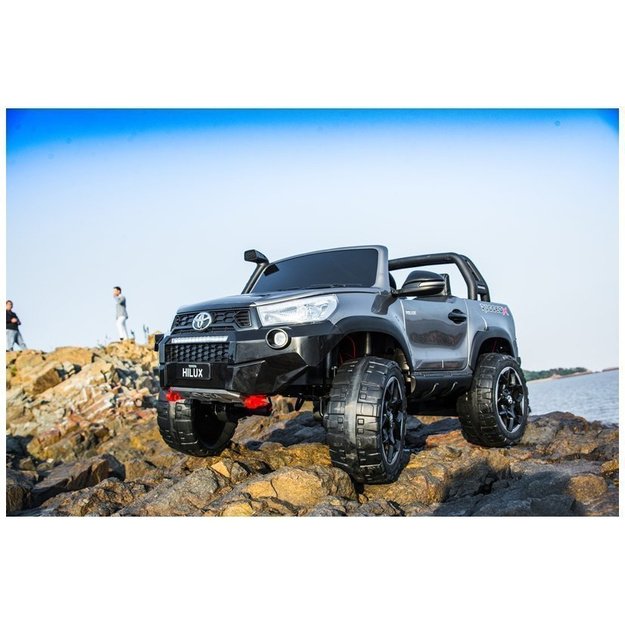 Electric Ride On Car Toyota Hilux Black Painted 10