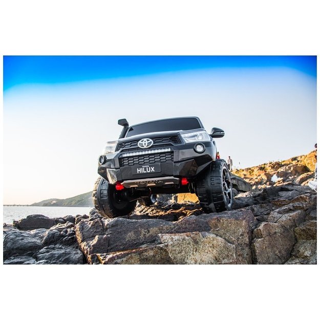 Electric Ride On Car Toyota Hilux Black Painted 9