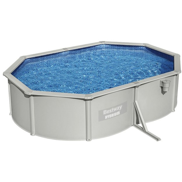 Hydrium Metal Pool 5m x 3.60m x 1.20m Gray Bestway 56586