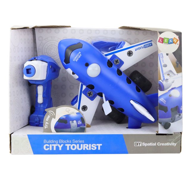 Remote Controlled Screwdriver RC Plane Blue 2in1