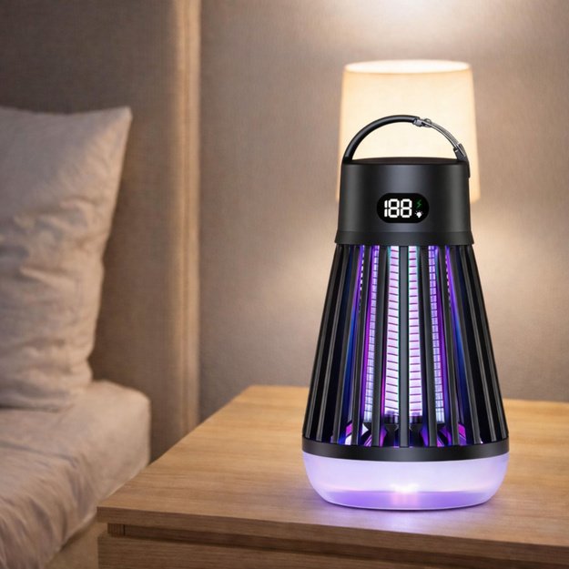 Electric Mosquito Killer Lamp with UV Light, Black