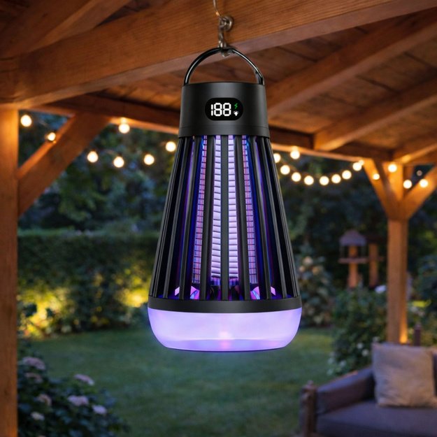 Electric Mosquito Killer Lamp with UV Light, Black