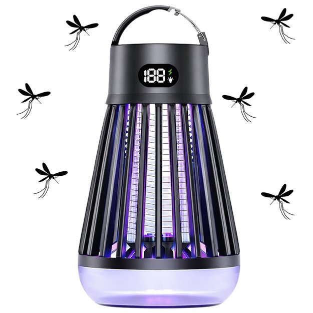 Electric Mosquito Killer Lamp with UV Light, Black