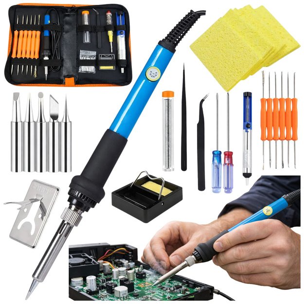 Soldering Kit Precision Soldering Iron 60W Accessories Case