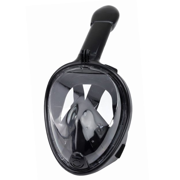 Full Face Snorkeling Diving Mask with Anti-Fog System Black L/XL