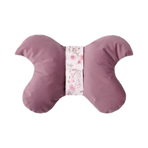 PILLOW BUTTERFLY 26X35 BLOOM PINK