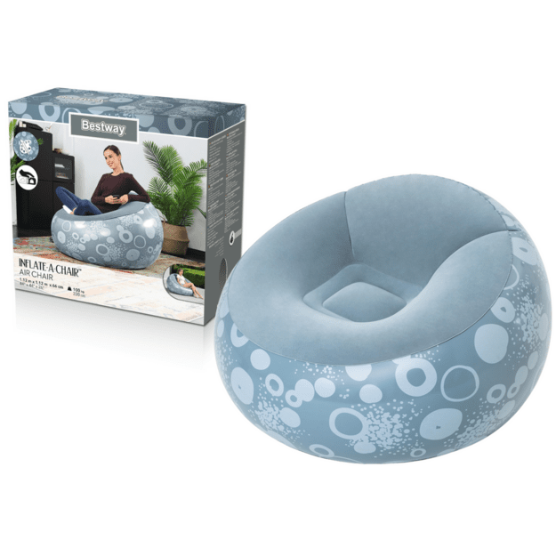 Pripučiama mėlyna kėdė Bestway 75052