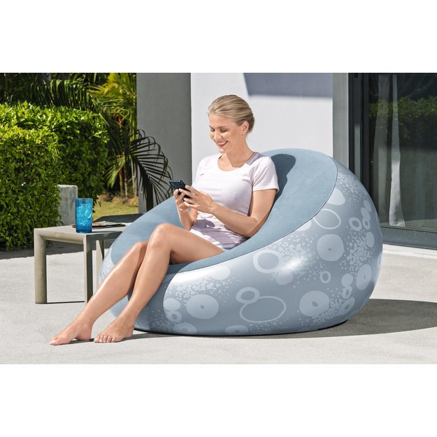 Pripučiama mėlyna kėdė Bestway 75052