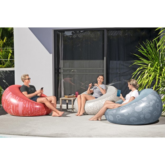 Pripučiama mėlyna kėdė Bestway 75052