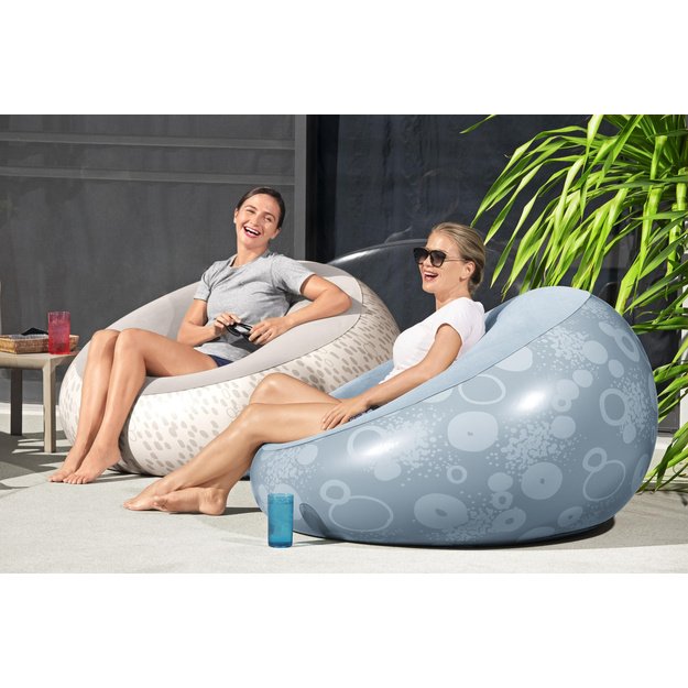 Pripučiama mėlyna kėdė Bestway 75052