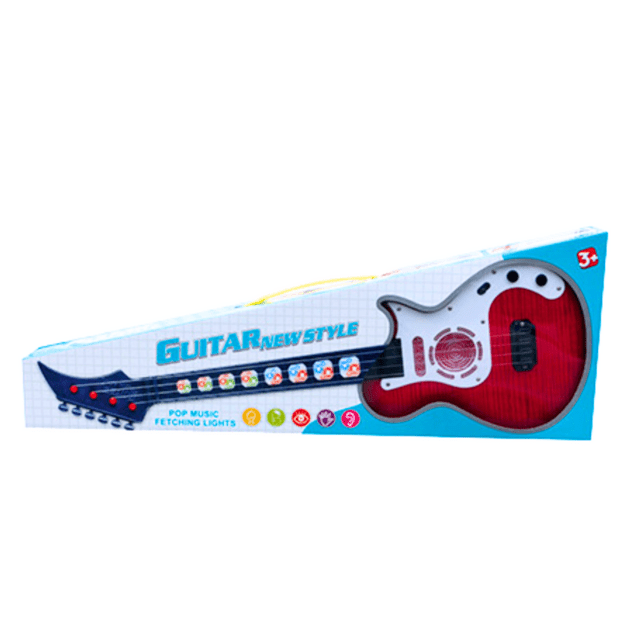 Vaikiška elektrinė gitara su šviesos efektais