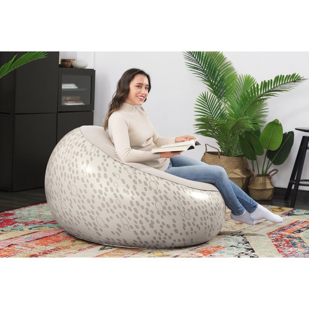 Inflatable Chair Gray Bestway 75052