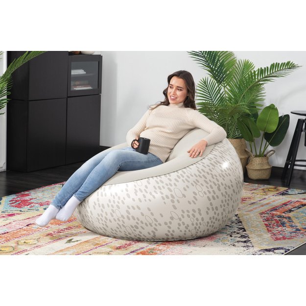 Inflatable Chair Gray Bestway 75052