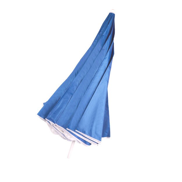 Parasol ogrodowy plażowy regulowany łamany składany UV 150cm niebieski