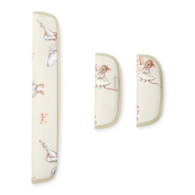 STROLLER INSERT DELUXE MUSLIN GOOSE AND MOUSE