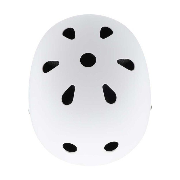 Kask rowerowy dla dziecka Trike Fix dziecięcy regulowany LED S 48-54cm biały