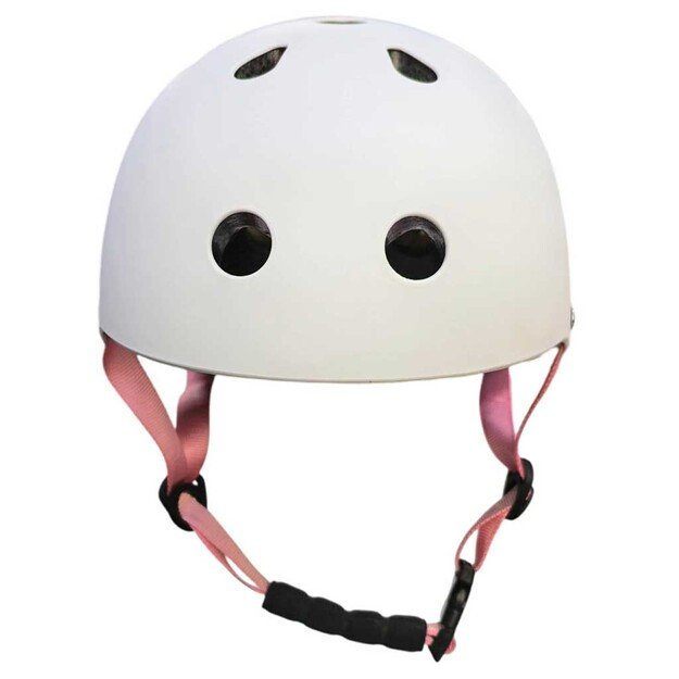 Kask rowerowy dla dziecka Trike Fix dziecięcy regulowany LED S 48-54cm biały