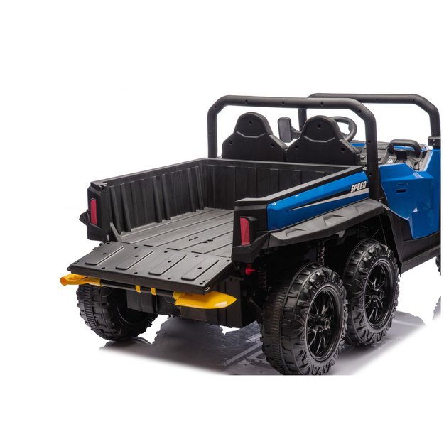 Baterijomis varoma transporto priemonė, 6 ratai, XB-1038A 4x4, 24V, mėlyna
