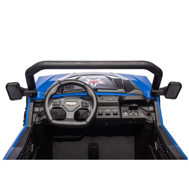 Baterijomis varoma transporto priemonė, 6 ratai, XB-1038A 4x4, 24V, mėlyna