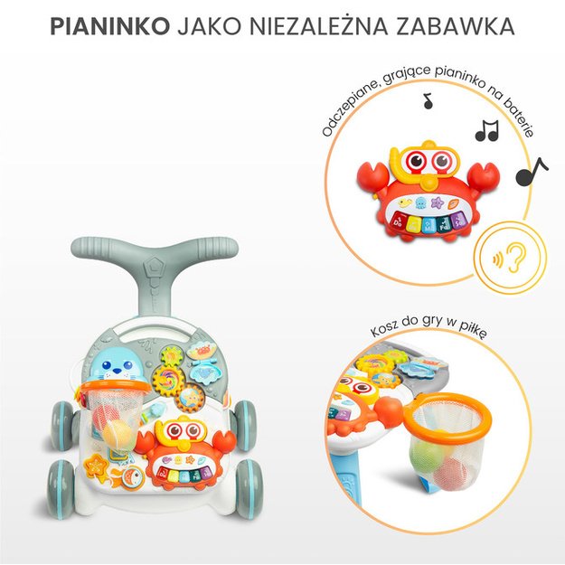 PUSHER-TABLE 2IN1 SPARK ORANGE