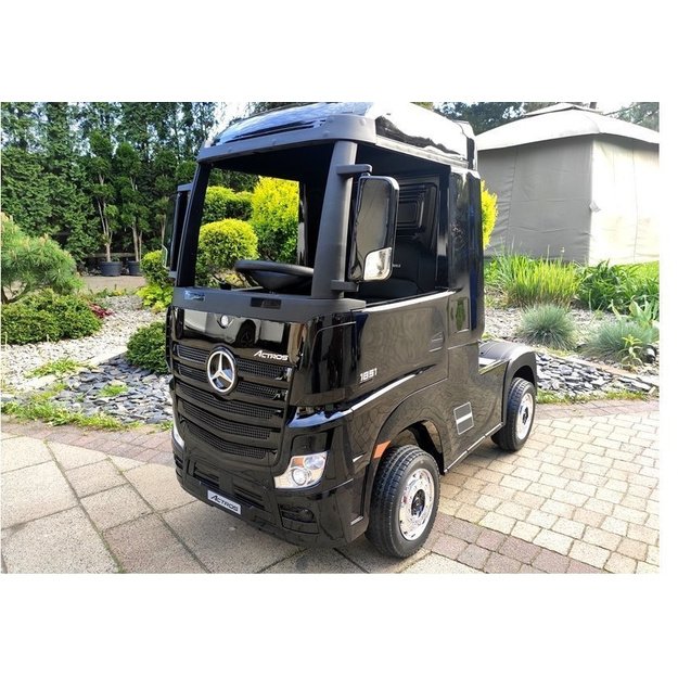 Electric Ride-On Car Mercedes Actros Black Painted MP4 8