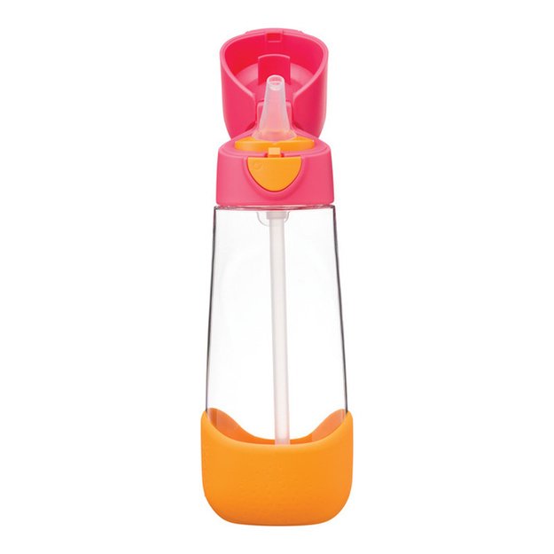„b.box“ tritano gertuvė su šiaudeliu, 600 ml, „Strawberry Shake“