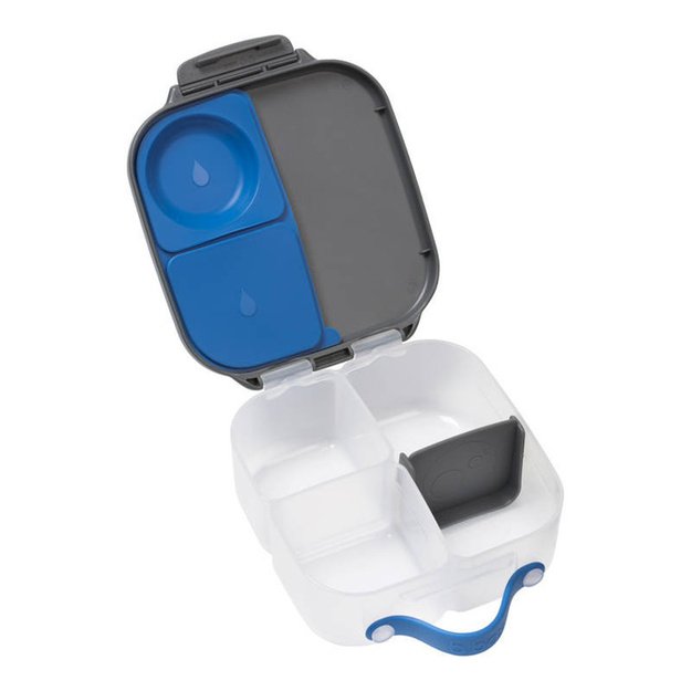 „b.box Mini“ pietų dėžutė su skyreliais, 1 l, „Blue Slate“