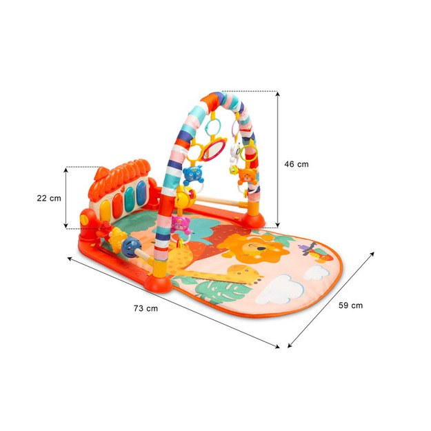 EDUCATIONAL TOY - ZOO MAT TURQUOISE 8
