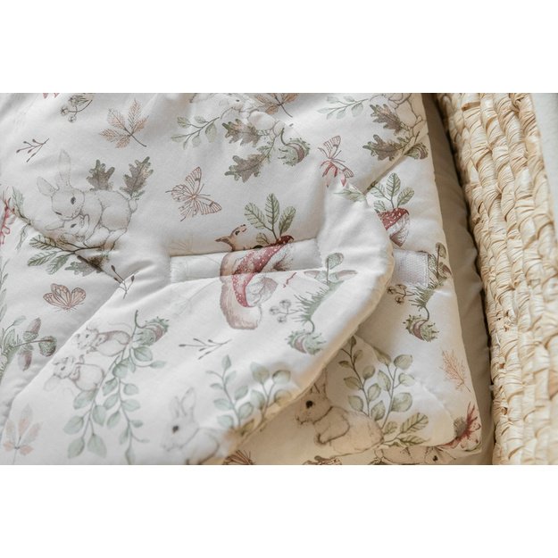 BABY WRAP COTTON FOREST S GIFTS BEIGE 75X75
