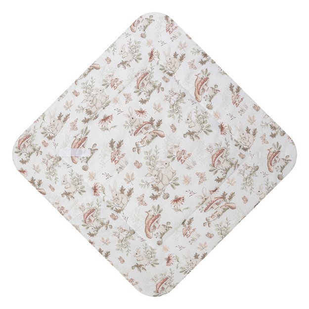 BABY WRAP COTTON FOREST S GIFTS BEIGE 75X75