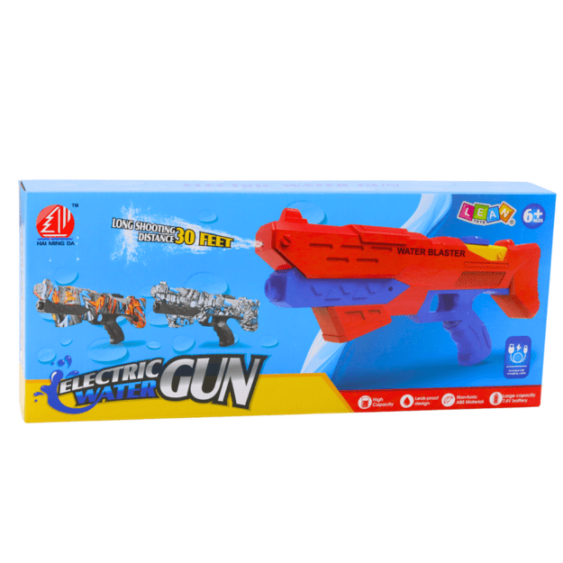 Water Gun Electric Automatic Graffiti Orange Range 10m